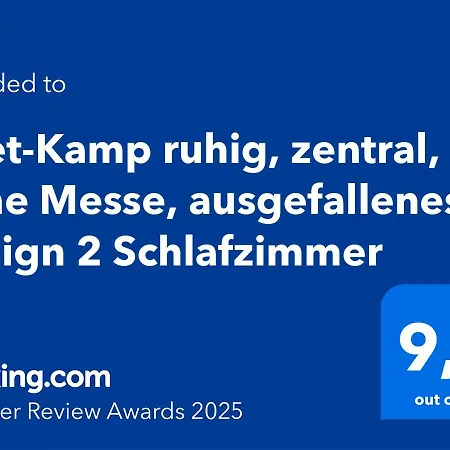 Miet-kamp Ruhig, Zentral, Nahe Messe, Ausgefallenes Design 2 Schlafzimmer * برلين